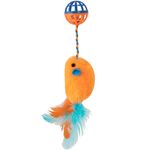Brinquedo_Para_Gato_Rato_Com_Bola_Guizo_Poliéster_Sortido_12x3x3cm_Ref.LM2950PET_honeyhome