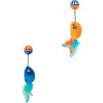 Brinquedo_Para_Gato_Rato_Com_Bola_Guizo_Poliéster_Sortido_12x3x3cm_Ref.LM2950PET_honeyhome