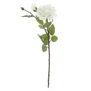 Haste Rosas X2 Branco 62cm 1062973 - Cromus