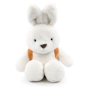 Coelho com Mochila Pelúcia Creme 45x25x14cm 1067611 - Cromus