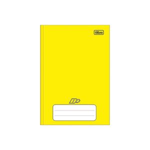 Caderno Brochura 1/4 Capa Dura D+ Amarelo 96 Folhas 116726 - Tilibra
