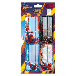 Etiqueta Escolar Adesiva Spider-Man com 8 Unidades 234559 - Tilibra