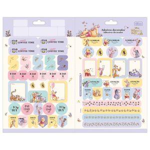 Adesivo Duplo G Decorado Pooh 356549 - Tilibra