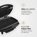 Sanduicheira_Elétrica_Max_Grill_G-07_Preto/inox_1200w_220v_Ref.309002_Mondial