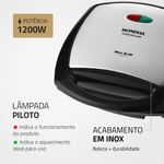 Sanduicheira_Elétrica_Max_Grill_G-07_Preto/inox_1200w_220v_Ref.309002_Mondial