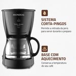 Cafeteira_Elétrica_Dolce_Arome_18_Xícaras_720ml_550w_127v_Ref.919101_Mondial