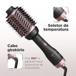 Escova_Secadora_Argan_Preta/Rose_Gold_1200w_Bivolt_Ref.689601_Mondial