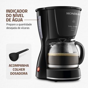 Cafeteira Elétrica Dolce Arome 18 Xícaras 720ml 919102 550W 220V - Mondial