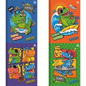 Caderno 1,4 Brochura Saurus Sortido 222054/10503 - São Domingos