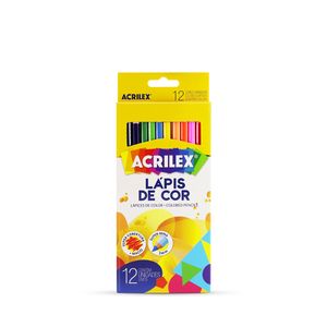 Lápis de Cor Com 12 Cores 9692 - Acrilex