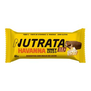Barra de Proteína Havanna Whey Grego Banoffee Com Dulce de Leche 40g 0000001274-Nutrata