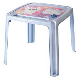 Mesa Infantil Stitch Plástico Azul 17379 - Plasútil