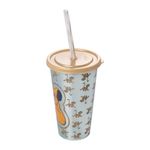 Copo_Com_Canudo_Rei_Leão_Sortido_Plástico_500ml_Ref.17179_Plasútil