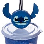 Copo_Com_Canudo_E_Pin_Stitch_Plástico_Azul_500ml_Ref.17439_Plasútil