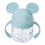 Caneca_Treinamento_Com_Canudo_Mickey_Mouse_Plástico_Azul_260ml_Ref.17435_Plasútil