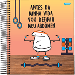 Caderno_Universitário_Espiral_Flork_1_Matéria_80_Folhas_7299723/7299724_-_Jandaia