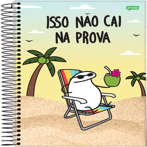 Caderno Universitário Espiral Flork 10 Matérias 160 Folhas 7299823/7299824 - Jandaia