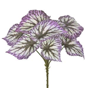Buquê Folha Taro X9 Púrpura 31x20cm 48966479 - grillo