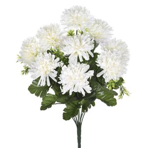 Buquê Crisântemo X9 Branco 40x22cm 50224008 - Grillo