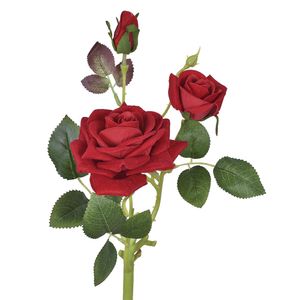Haste Rosa Veludo X3 Vermelho 32x10cm 55204009 - grillo