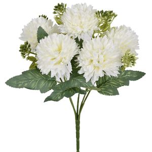 Buquê Crisântemo X5 Creme 26x17cm 57795010 - Grillo