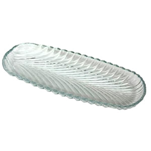 Travessa Folha Santa P Vidro 540ml PL1110GCL - Bono
