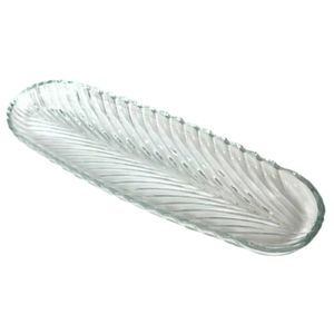 Travessa Folha Santa M Vidro 760ml PL1077GCL - Bono