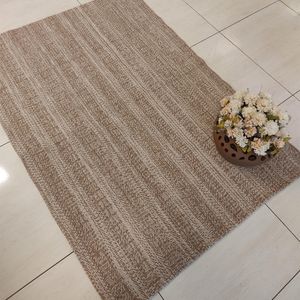 Manta Tapete Rústica Dunas Ma3 Marrom Claro 140x95cm MRDUN095140MA3 - Bordartes