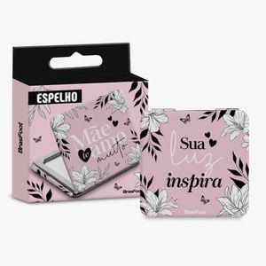 Espelho de Bolsa Individual Mãe/ Sua Luz Inspira 14413 - Brasfoot