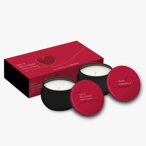 Kit 2 Velas Aromáticas Na Lata  Hoje, Amanhã E Sempre 14528 - Brasfoot