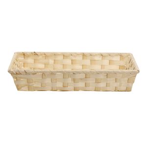 Cesta de Bambu Retangular 30x20cm - Gzt