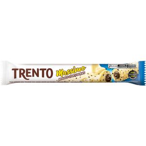 Rolinho Wafer Trento Massimo Branco Com Cookies 25g Ref.11672  - Trento