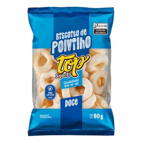 Biscoito Polvilho Doce 80g TS00056 - Top Snakcs