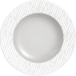 Prato Fundo Marie Em Porcelana Decorada 23cm Ref.96011610  -Tramontina