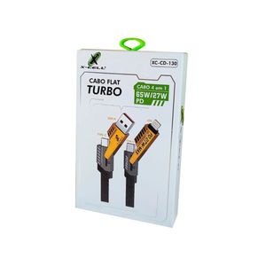 Cabo Flat Turbo 4 Em 1 Pd Ref.XCCD130 - X-cell