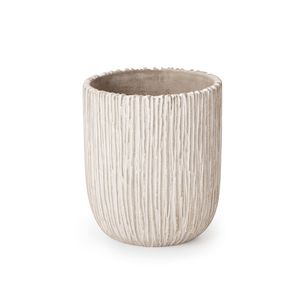 Cachepot P Cimento Cinza 18,5x16cm 16084P - Mart