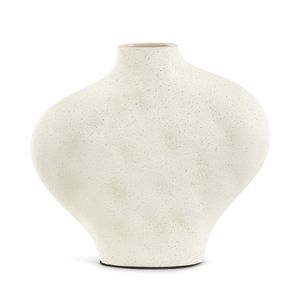 Vaso Cerâmica Offwhite 25,55x28x7cm 18276 - Mart