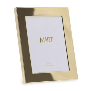 Porta-Retrato 15x20 Metal Dourado 20,5x25,5cm 19294 - Mart