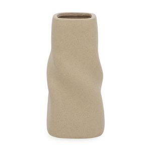 Vaso Hebron Cerâmica Bege 25,5x13cm 19460 - Mart