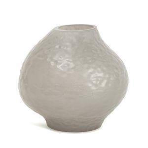 Vaso Grey Vidro Cinza 26x17,5cm 18548 - Mart