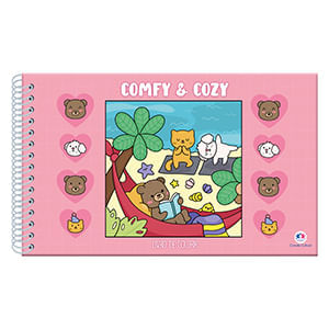 Livro de Colorir Comfy E Cozy Pink 20574 - Ciranda Cultural