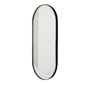 Espelho Decorativo Oblongo Preto 38x71cm 3226D - Triax