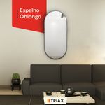 Espelho_Decorativo_Oblongo_Preto_38x71cm_Ref.3226D_Triax