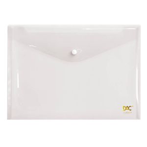 Envelope com Botão em PP A4 Transparente 1 Unidade 653PPTR - Dac