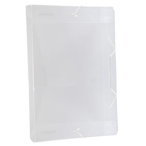 Pasta Aba Elástico Ofício Line Lombo 3cm Transparente 503PPTR - Dac