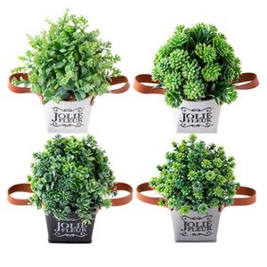 Vaso Planta Artificial Jolie Fleur Ferro e PVC Modelo Sortido 7,5x8x19cm CB3569 - Moment