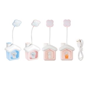 Luminária de Mesa Casinha Plástico Sortido 11,5x8,5x31cm CB4564 - Moment