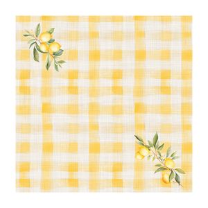 Guardanapo 100% Poliéster Estampa Limões 45x45cm GNP5977 - Nsw