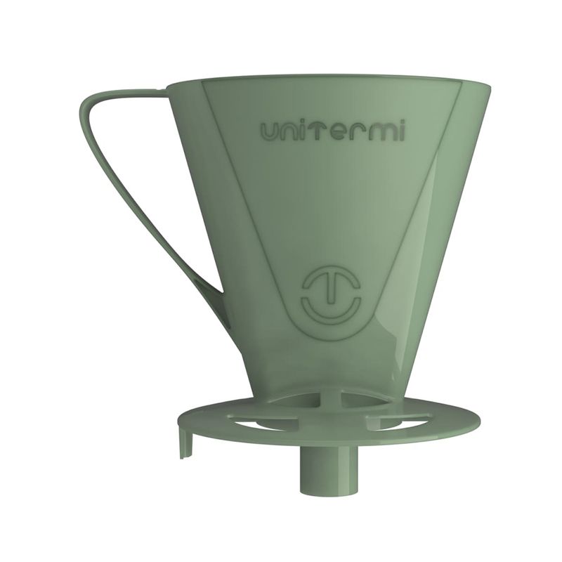 Kit_Café_Prático_(Garrafa_Térmica_650ml/_Açucareiro/_Suporte_Para_Filtro)_Verde_3_Peças_Ref.81123_Unitermi