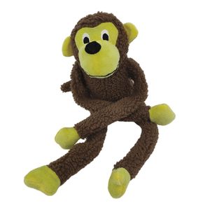 Brinquedo Pet Macaco Poliéster Marrom 40x55x1cm CB2265 - Moment